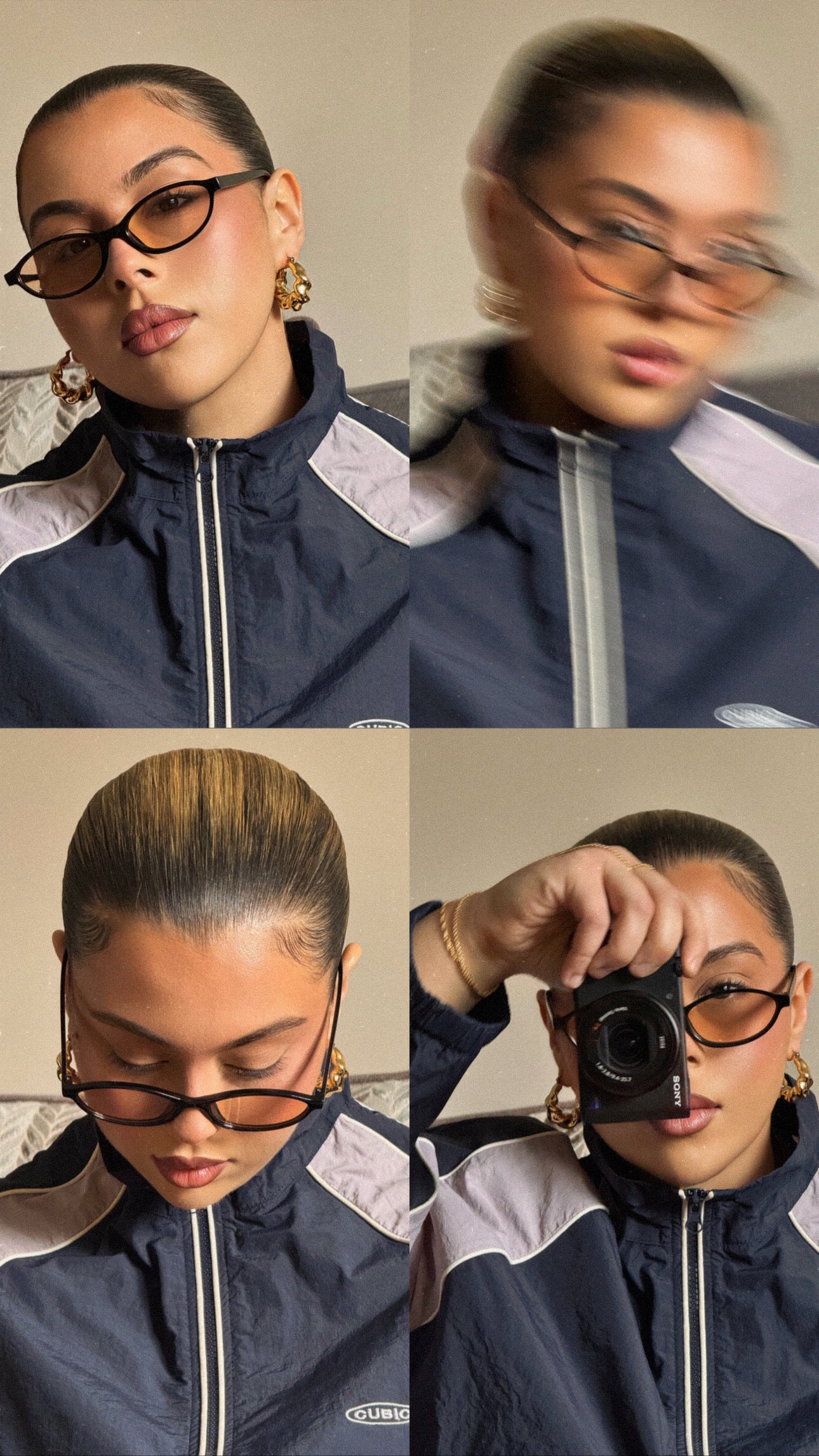 Cubic Zip Up Set
